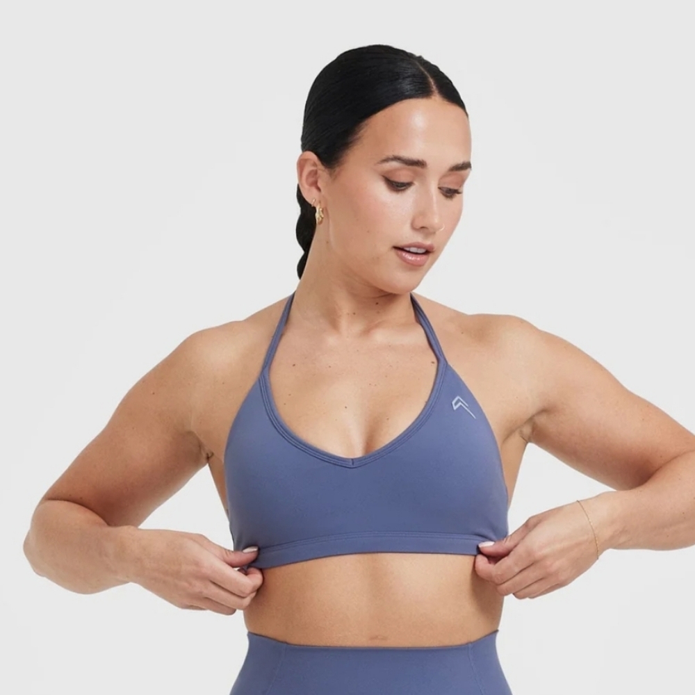 Oner ActiveTIMELESS STRAPPY BRALETTE - slate blue - SMALL